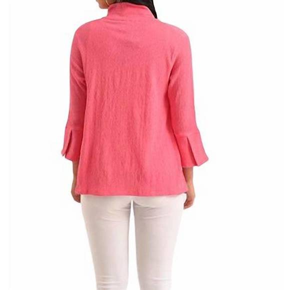 NEW FRENCH KYSS kara 3/4 jacket in fuchsia - Picture 2 of 3